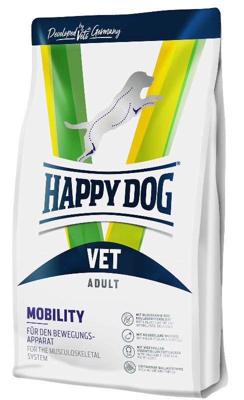 Диетический корм для поддержки здоровья суставов собак Happy Dog VET Diet Mobility Adult 25/12